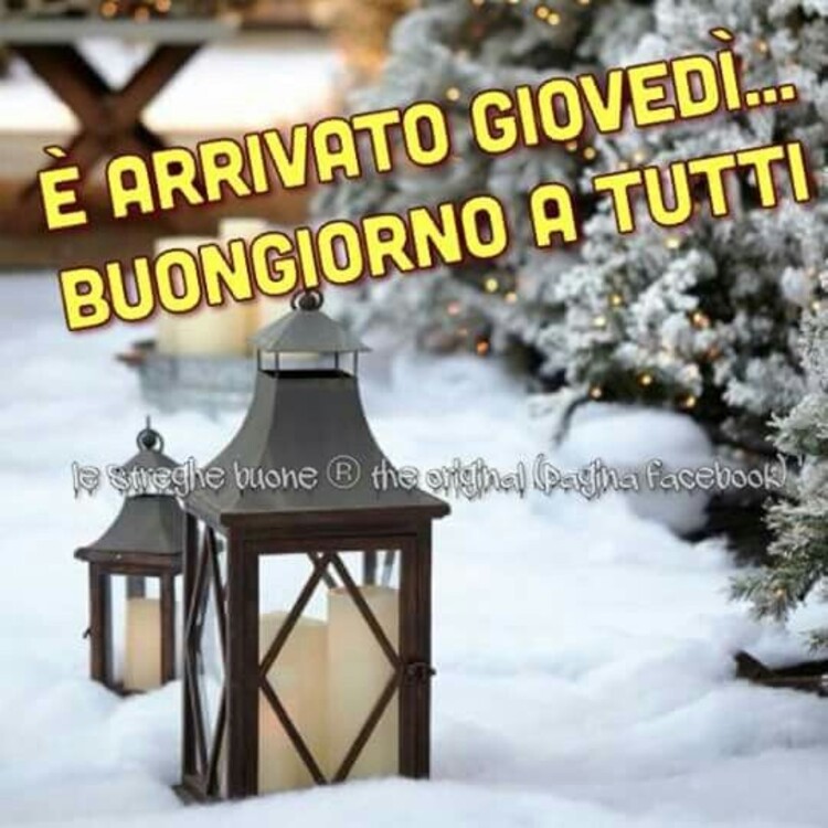 Buon Giovedi Inverno 1 Baciogiorno It