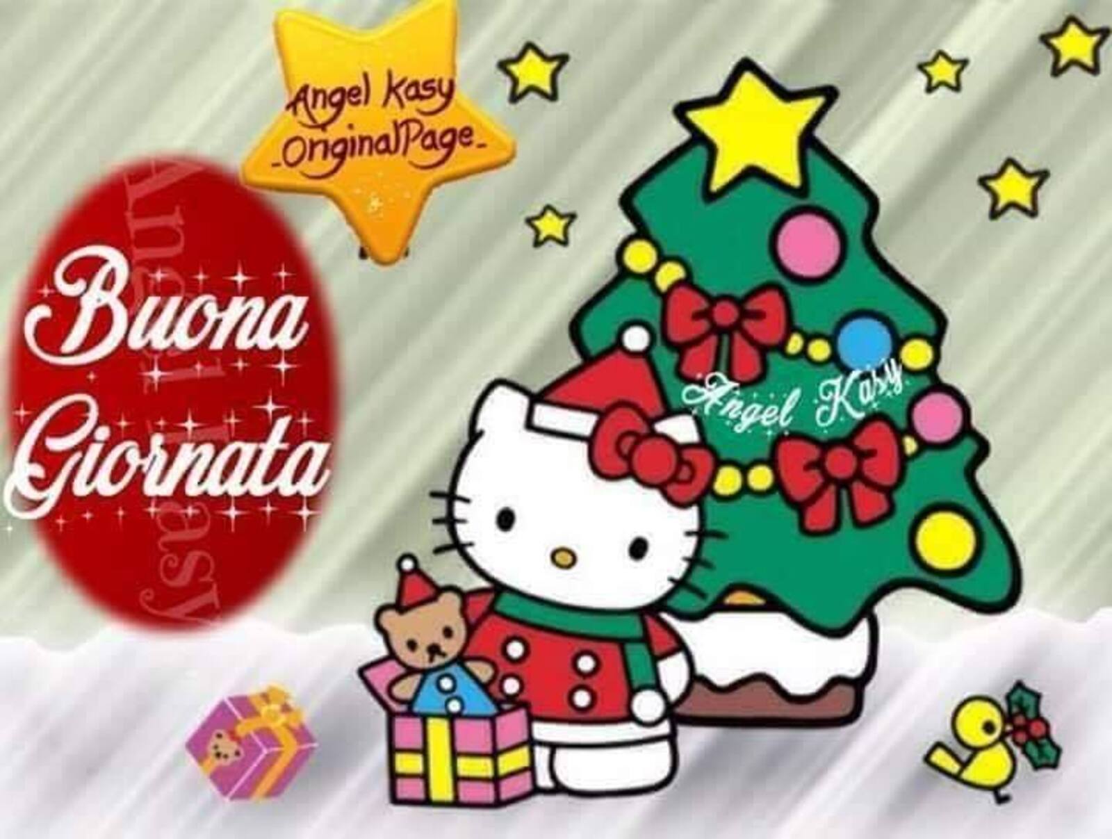 Buona giornata Hello Kitty Natale