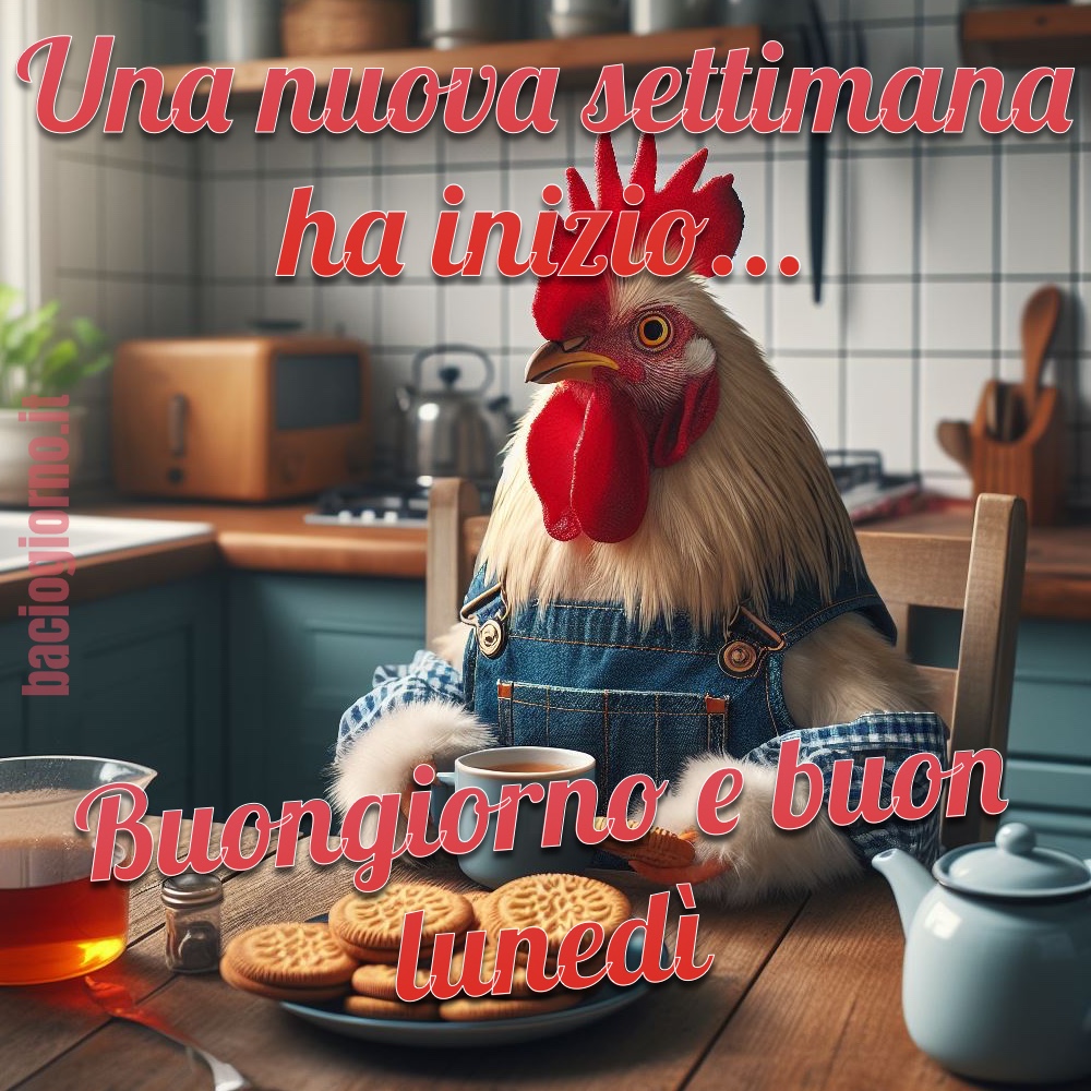 Una nuova settimana ha inizio... Buongiorno e Buon Lunedì!